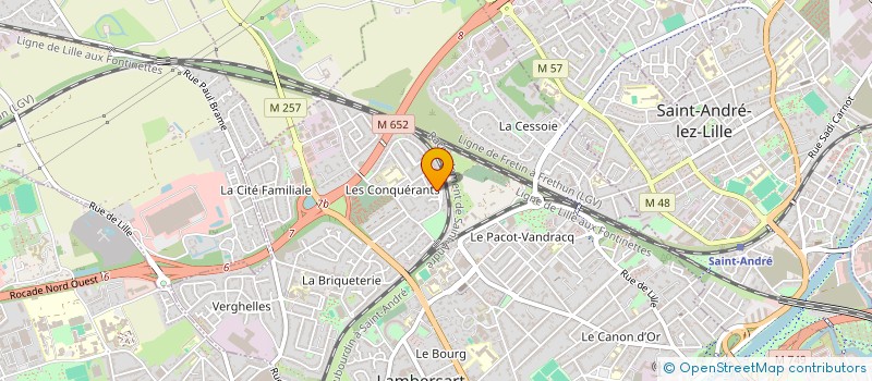 localisation de l'entreprise SCI DE MARCQ à LAMBERSART