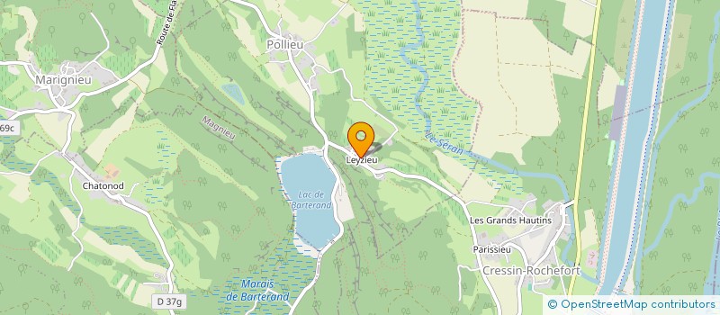 localisation de l'entreprise SCI DE MARDERAT  POLLIEU