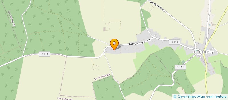 localisation de l'entreprise SCI DE MARDY  LE TRONQUAY