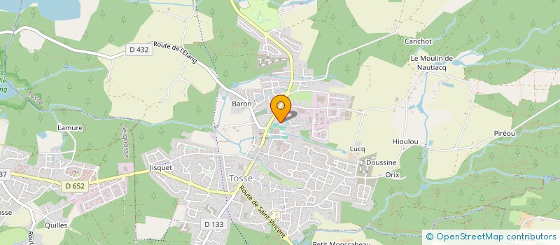 localisation de l'entreprise SCI DE MAREMNE  TOSSE