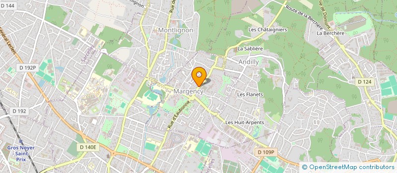 localisation de l'entreprise SCI DE MARGENCY  MARGENCY