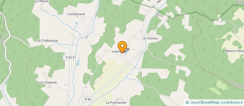localisation de l'entreprise SCI DE MARGNAC à BRANTOME EN PERIGORD