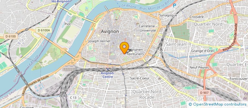 localisation de l'entreprise SCI DE MARGOT  AVIGNON