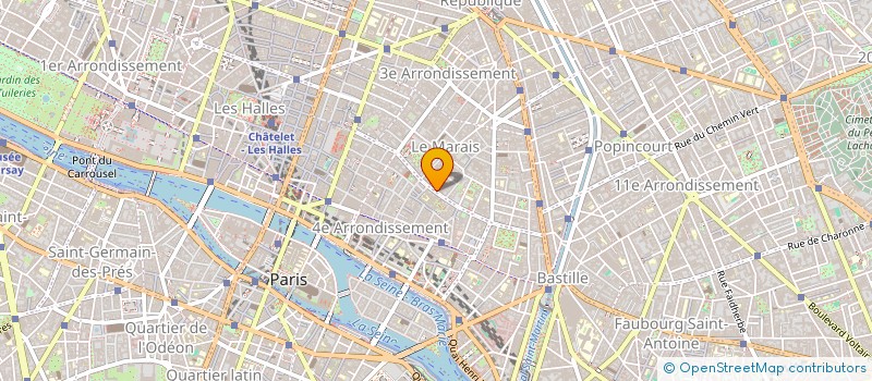 localisation de l'entreprise SCI DE MARIGNAN  PARIS