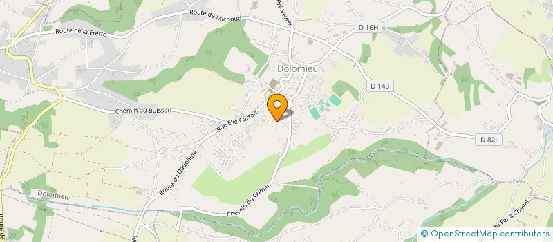 localisation de l'entreprise SCI DE MARLIS  DOLOMIEU