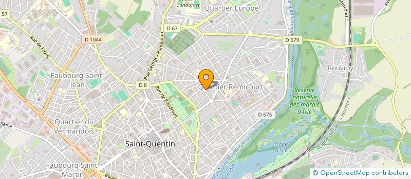 localisation de l'entreprise SCI DE MARPHY à SAINT-QUENTIN