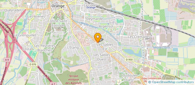 localisation de l'entreprise SCI DE MARQUION  ORANGE