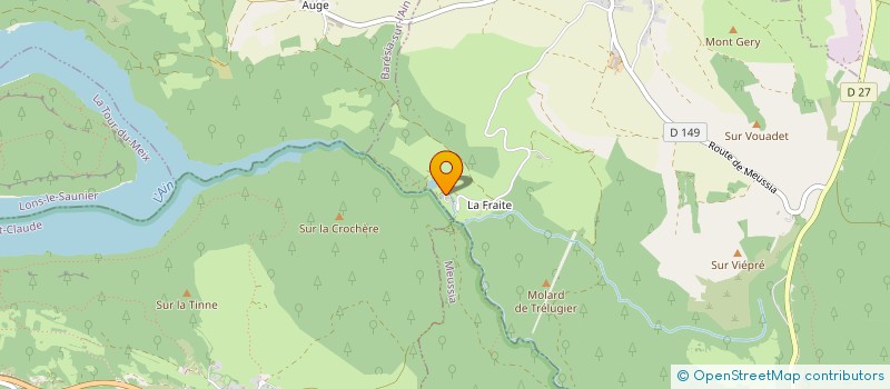 localisation de l'entreprise SCI DE MARTENANT  THOIRIA