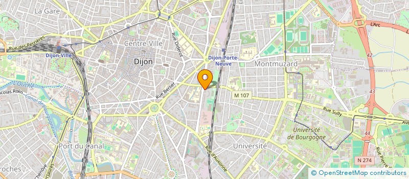 localisation de l'entreprise SCI DE MARTILLY à DIJON