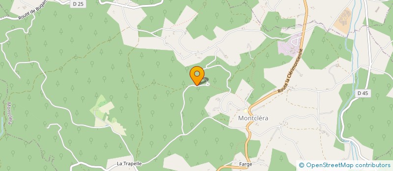 localisation de l'entreprise SCI DE MARTY  MONTCLERA