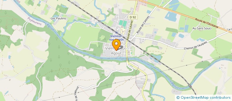 localisation de l'entreprise SCI DE MASCARENS  VIELMUR-SUR-AGOUT