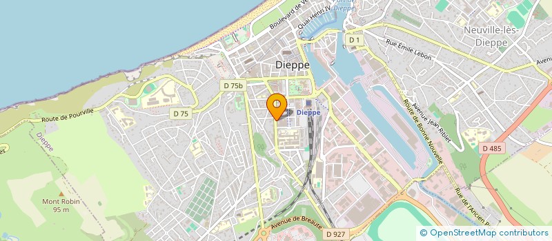 localisation de l'entreprise SCI DE MAUPASSANT  DIEPPE