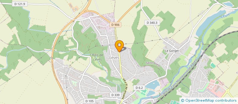localisation de l'entreprise SCI DE MAUREE à LEVES