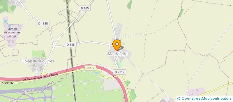 localisation de l'entreprise SCI DE MAUREGARD  MAUREGARD