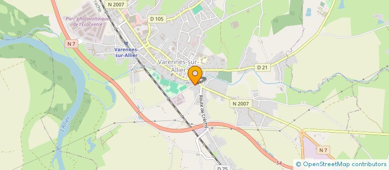 localisation de l'entreprise SCI DE MAUREGARD  VARENNES SUR ALLIER