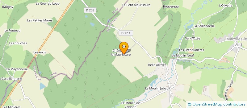 localisation de l'entreprise SCI DE MAURISSURE à ARCISSES