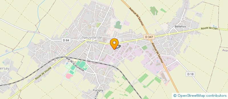 localisation de l'entreprise SCI DE MAVAULT  NEUVILLE-DE-POITOU