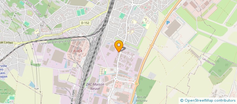 localisation de l'entreprise SCI DE MAYOMA à BRETIGNY-SUR-ORGE