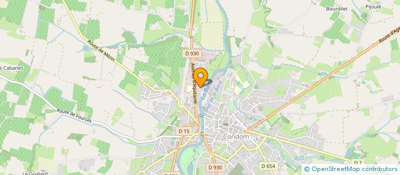 localisation de l'entreprise SCI DE MEDICIS  CASSAIGNE