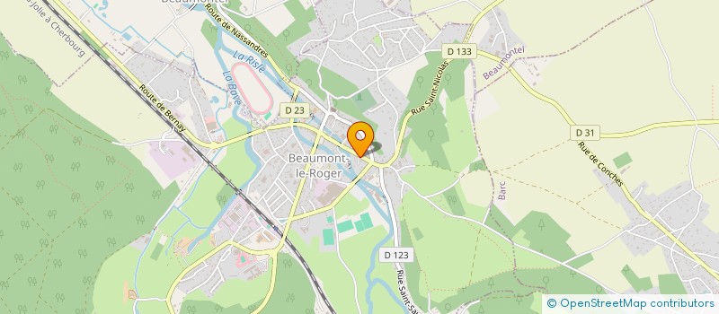 localisation de l'entreprise SCI DE MELLEVILLE N 5  BEAUMONT-LE-ROGER