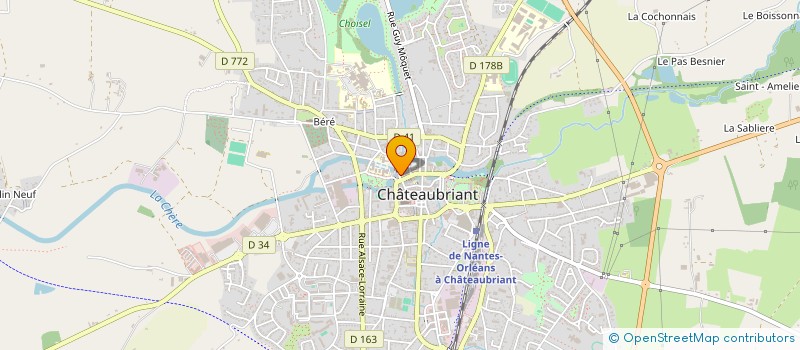 localisation de l'entreprise SCI DE MEN DON  CHATEAUBRIANT