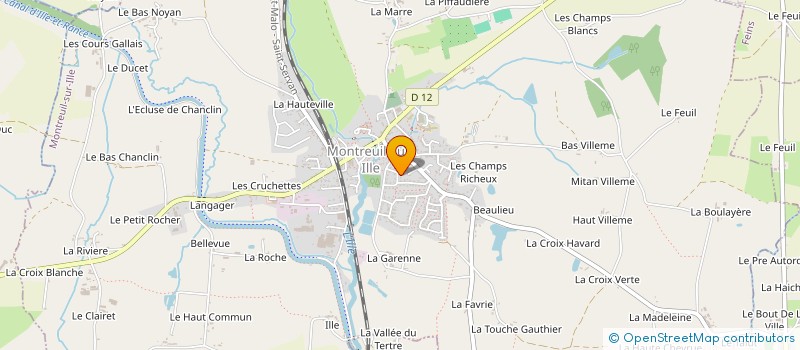 localisation de l'entreprise SCI DE MENIMUR  MONTREUIL-SUR-ILLE