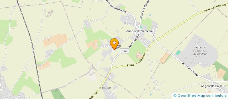 localisation de l'entreprise SCI DE MENTHEVILLE  MENTHEVILLE