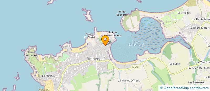 localisation de l'entreprise SCI DE MER BONNE  SAINT-MALO