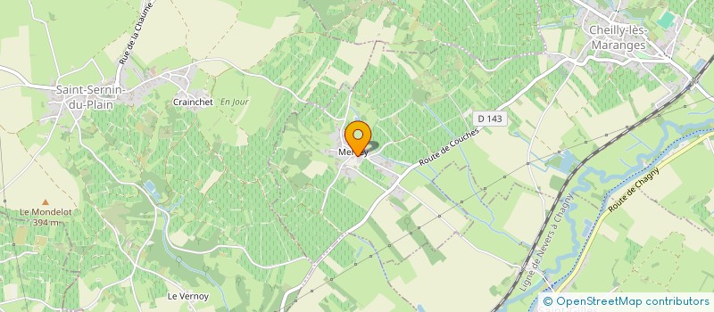 localisation de l'entreprise SCI DE MERCEY  CHEILLY-LES-MARANGES