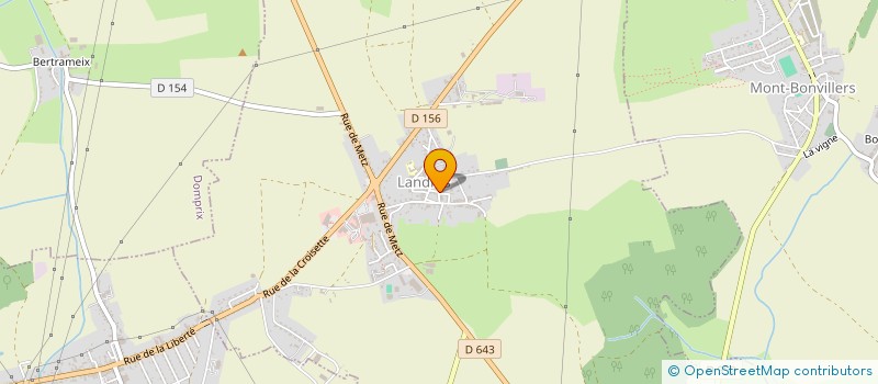 localisation de l'entreprise SCI DE MERCY  LANDRES