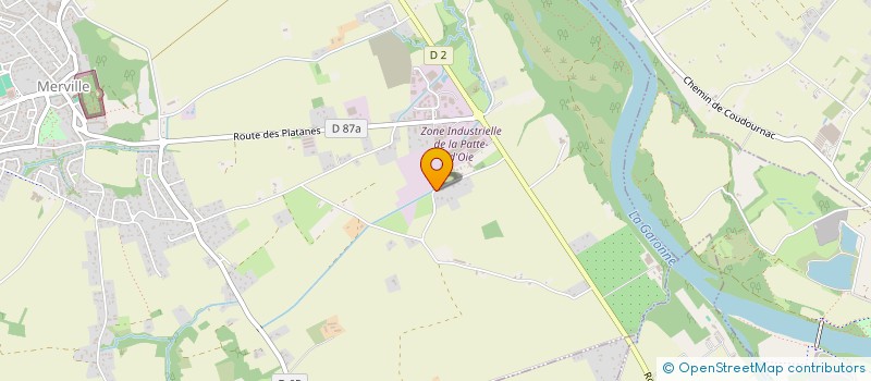 localisation de l'entreprise SCI DE MERVILLE  MERVILLE