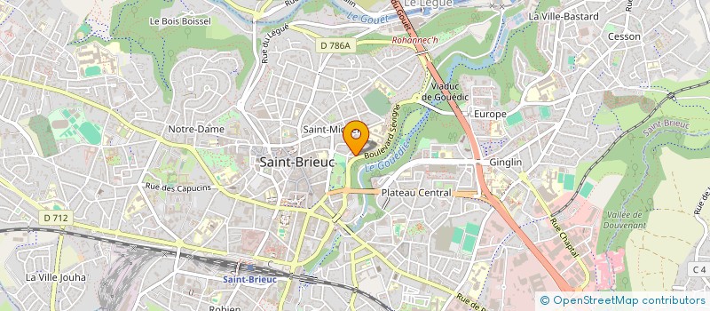 localisation de l'entreprise SCI DE MERVILLE à SAINT-BRIEUC