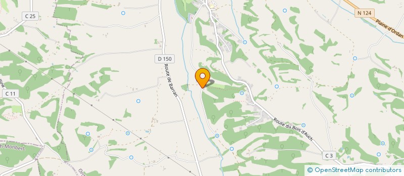 localisation de l'entreprise SCI DE MESTERNAUT  ORDAN-LARROQUE