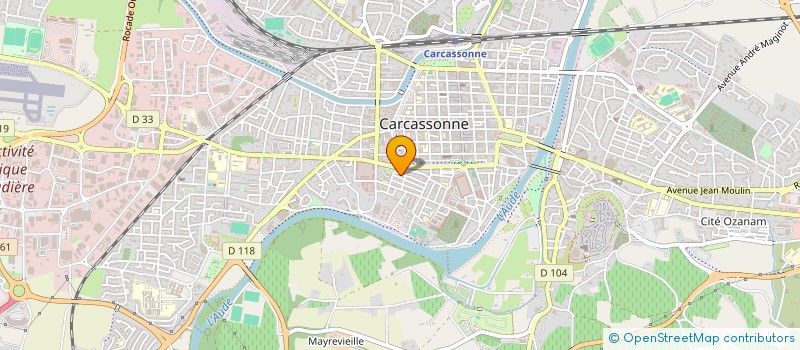localisation de l'entreprise SCI DE METZ à CARCASSONNE