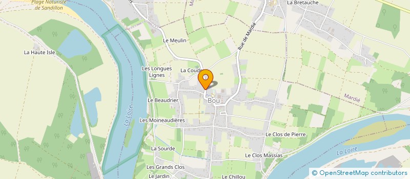 localisation de l'entreprise SCI DE MEULIN  BOU