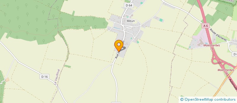 localisation de l'entreprise SCI DE MEUN  ACHERES-LA-FORET