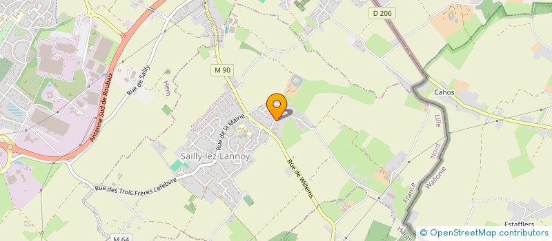 localisation de l'entreprise SCI DE MEURCHIN  SAILLY-LEZ-LANNOY