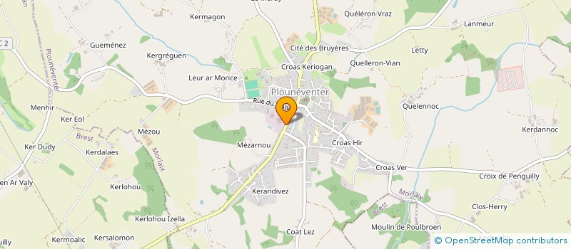 localisation de l'entreprise SCI DE MEZARNOU  PLOUNEVENTER