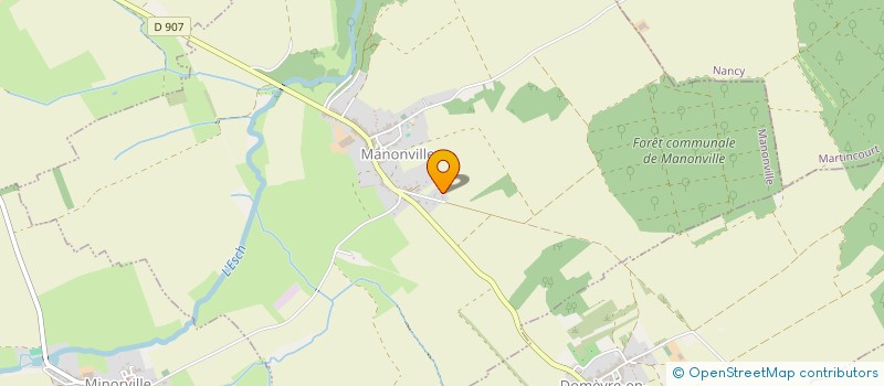 localisation de l'entreprise SCI DE MIAGE  MANONVILLE