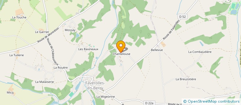 localisation de l'entreprise SCI DE MICQ ET DES GLACIERS à VILLENTROIS-FAVEROLLES-EN-BERRY