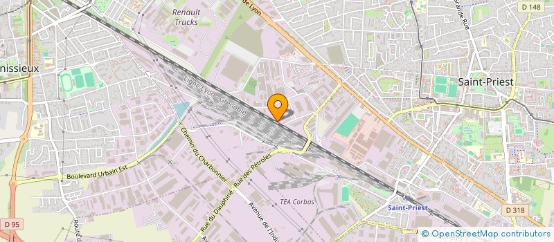 localisation de l'entreprise SCI DE MIGENNES  SAINT-PRIEST