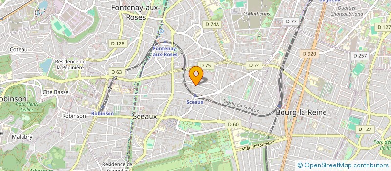 localisation de l'entreprise SCI DE MIGNERES à SCEAUX