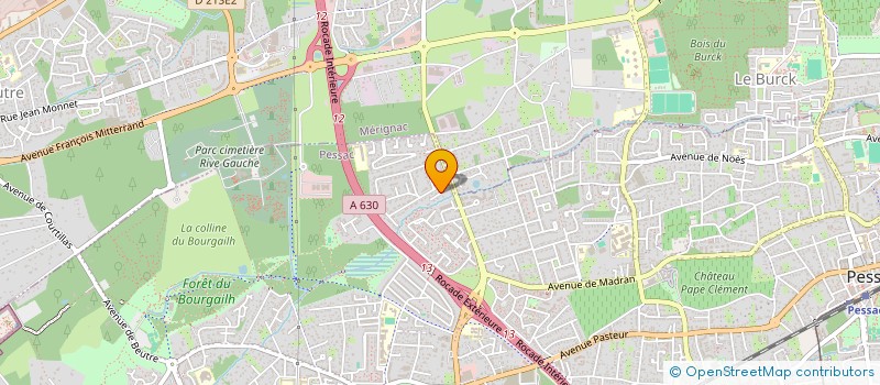 localisation de l'entreprise SCI DE MILAVY  PESSAC