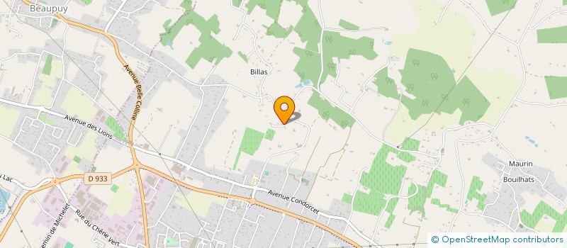 localisation de l'entreprise SCI DE MILHAN  MARMANDE