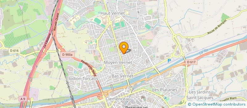 localisation de l'entreprise SCI DE MILLAS  PERPIGNAN