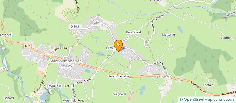 localisation de l'entreprise SCI DE MINJOT  LAY