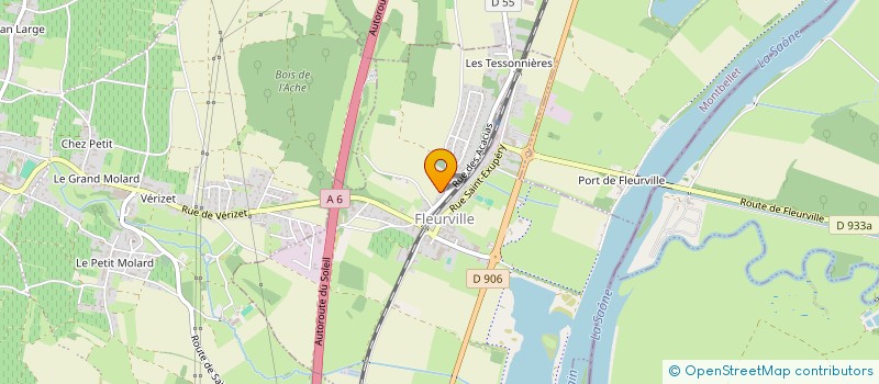 localisation de l'entreprise SCI DE MIRANDE  MONTBELLET