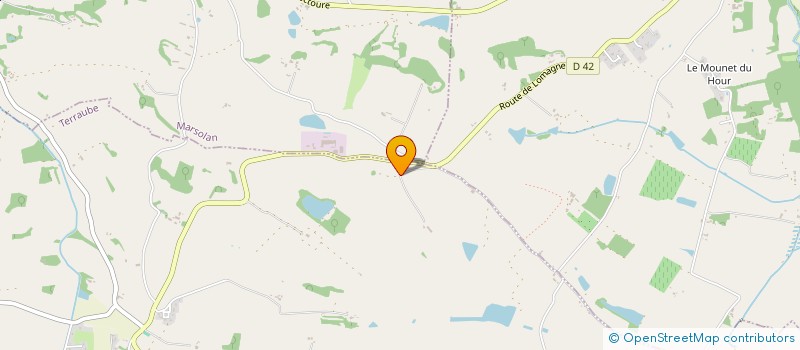 localisation de l'entreprise SCI DE MIREMONDE  TERRAUBE