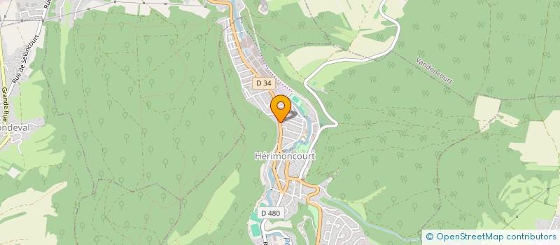 localisation de l'entreprise SCI DE.MO.VET  HERIMONCOURT