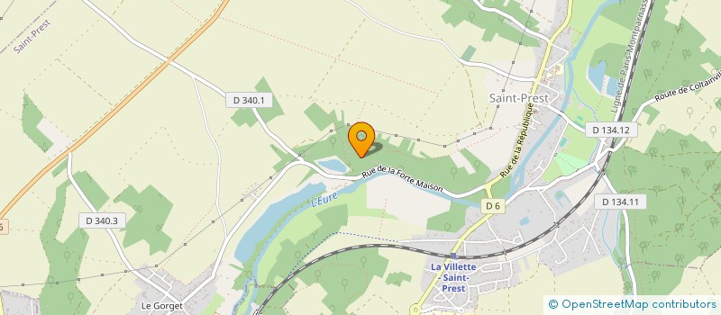 localisation de l'entreprise SCI DE MOISSY à SAINT-PREST